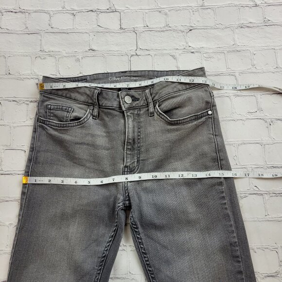Calvin Klein Jeans Woman’s Gray Slim Boyfriend jeans size 2 - Picture 5 of 12